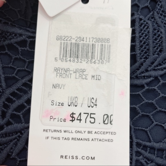 Reiss Rayna Wrap Front Dress - Picture 7 of 9